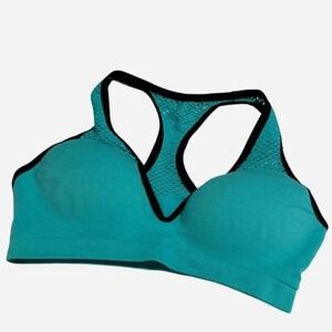 Victoria Secret's PINK Turquoise blue push-up sport-bra‎ #activewear  #gym